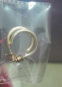 Gold Stunning Loop Earings