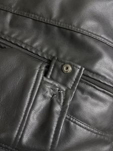 Black Faux Leather Jacket