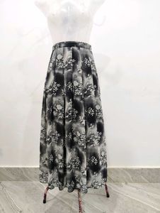 Floral Print Maxi Skirt