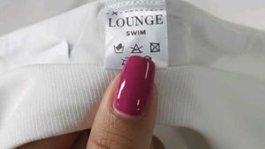 Lounge Underwear White Bikini Bottoms - Size S