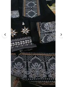 Greyish Black Kurta Set