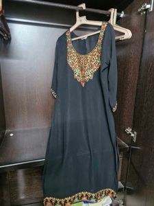 Embroidered Black Kurti