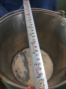 Steel Bucket (No Flaws(You Will Clean Or Polished