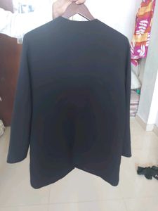 Elegant Black Coat (Size- L)