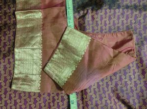 Maroon Korvai Kanchipuram Silk Saree