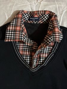 Warm shirt Attached Half Sweater