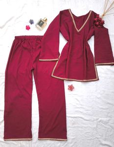 Festive Corset Kurta & Trouser Set 🎀