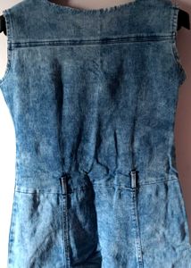 Blue Denim Bodycon Dress
