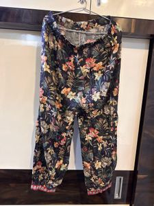 Unique Pattern Pure Crepe Co-ord Set