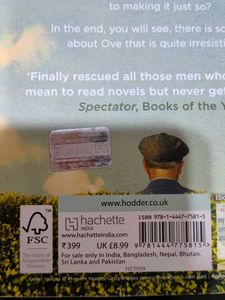 A Man Called Ove by Fredrik Backman