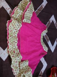 Pink Readymade lehenga