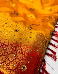 Elegant Yellow Saree