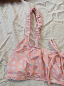 Floral Pink Bikini Top