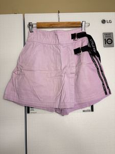 Lilac Skort with Belt Detail