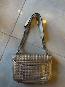 Guess Shoulder Bag, Gold color