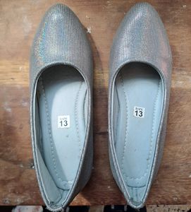 Glitter Silver Shoe