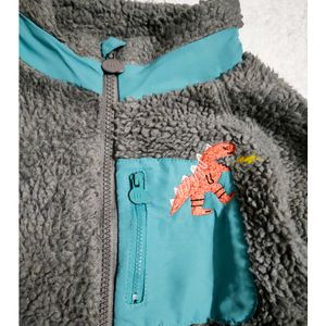 MilkMile Grey Sherpa Jacket