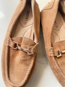 Stylish Suede Loafers genuine leather