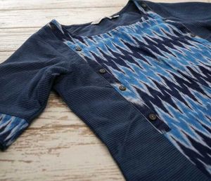 MAX Blue Patterned Kurti