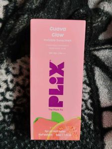 Plix Guava Glow  Sunscreen 50gm , Once Used.