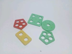 Brand New Colorful Plastic Toy Pieces