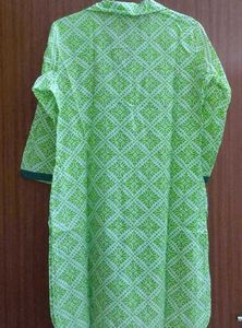 Max Green Printed Kurti