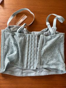 Skims Ultra Fine Corset Lace – Denim color