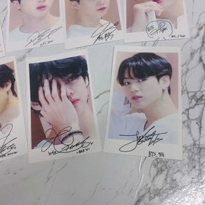 BTS Mock Signed Polaroid Set 💜