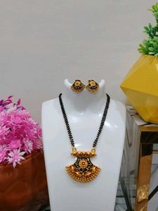 Meenakari Mangalsutra Set