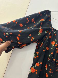 Black Floral Dress