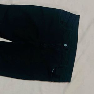 Black Skinny High Rise Waist Fit Jeans Denim