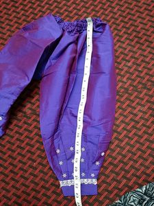 Light Purple Afghani And Top For 2 To 4 Year Girl