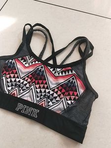 PINK Geometric Sports Bra