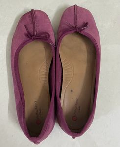 Clarks Freckle Ice Raspberry Nubuck