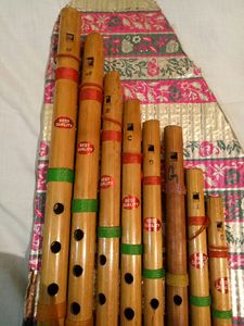 BAMBOO FLUTE Set Of 8 Pieces