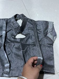 Simple Blouse With Belt