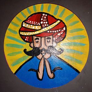 Rajasthani Man Painting