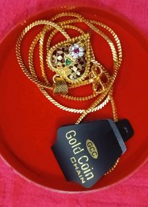Golden Locket Chain