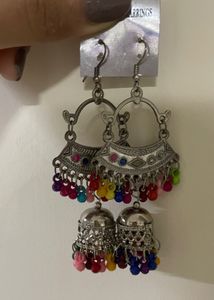 Colorful Jhumka Earrings