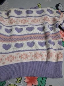 Heart Pattern Sweater