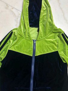 Velvet Hoodie Jacket