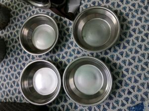 Steel Kitchen Canisters And Glass Jug
