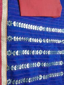 Blue ethnic Dress Material