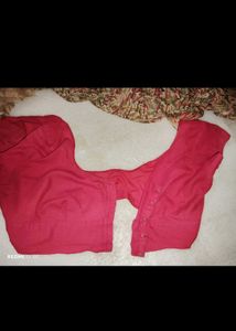 Saree With Blouse See Green Colour