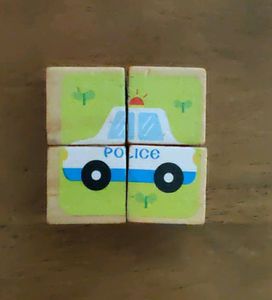 Wooden Cube Puzzle - 6 In 1