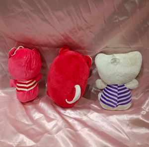 Combo Of 3 Imported Plushies Toys
