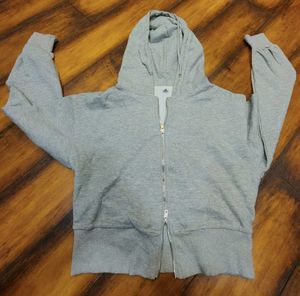 Grey Zip-Up Hoodie
