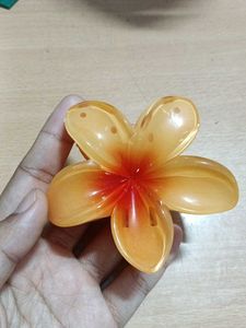 6 Flower Hair Claw Clips SET