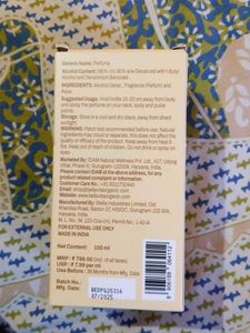 Bella Vita Vanilla Perfume