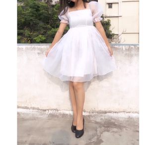 Price Dropped Trendy Women White dress